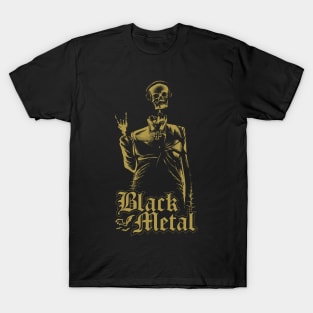 Black Metal (gold version) T-Shirt